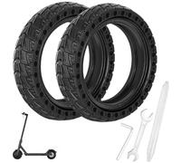 8.5 Pulgadas Ruedas Macizas para Patinete Eléctrico, 50/75-6.1 Rueda de Repuesto Para xiaomi M365/Pro/Pro2/1S/3 Lite/Essential, 8 1/2 x2 Neumáticos de Reemplazo, Repuesto Antipinchazos Ruedas