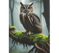 8.5" X 11" NoteBooks "The Owl’s Silent Watch"