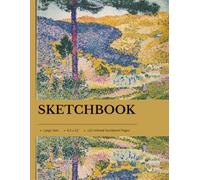 8.5 x 11 Sketchbook: Pointillism Landscape Painting Art Notebook: Blank Drawing Journal for Art Students & Creatives - Paperback Sketchbook, Great Gift for Painters, Teens, and Impressionist Art Fans