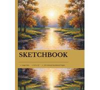 8.5 x 11 Sketchbook: Pointillism Landscape Painting Art Notebook: Blank Drawing Journal for Art Students & Creatives - Paperback Sketchbook, Great Gift for Painters, Teens, and Impressionist Art Fans