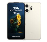 TCL NXTPAPER 70 Pro 5G Smartphone Android, NXTPAPER 4.0, Pantalla Luz Natural CPL, 6.9" FHD+ 120Hz, Cámara de 50MP 1.0um OIS, MuseFilm, 512GB ROM + 8GB RAM, MediaTek Dimensity 7300, Nebula Gold