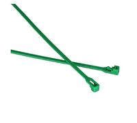 8-69 Uds 4/5/8 * 150/200/250/300/350/400/450/500/600mm abrazadera de correa liberable extraíble plástico nailon azul bridas reutilizables(Green,11Pcs (7.5mm)8x450mm)