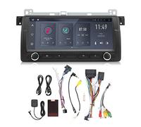 8.8in Android Car Stereo con GPS Car Radio Bluetooth Receptor de radio FM Reproductor multimedia WiFi Soporte Cámara retrovisora Llamada manos libres para Android 10.0 Apto para E46(2 + 32G)