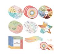 8/9 PCS Ansieties Sticker Sensorial Pegatinas Estéticas Calcomanías Calmantes Para Alivio Para Álbum De Recortes De La Portátil Sensorial Ansiedad Ansiedad Calmante