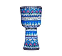 8/9 Pulgadas Yembé Hecho a Mano para Actuaciones Al Aire Libre, Acompañamiento de Banda Djembe Drum Parche de Piel de Cabra para Principiantes Tambor Djembe(8 inch C)