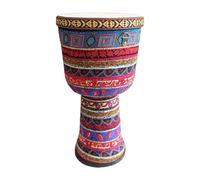 8/9 Pulgadas Yembé para La Escuela Boda Parche de Piel de Cabra Tambor Djembe, Ligero y Portátil Djembe Drum Principiante Tambor Africano(9in D)