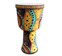 8/9 Pulgadas Yembé para La Escuela Boda Parche de Piel de Cabra Tambor Djembe, Ligero y Portátil Djembe Drum Principiante Tambor Africano(9in B)