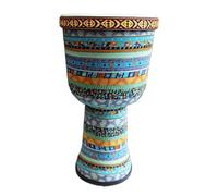 8/9 Pulgadas Yembé para La Escuela Boda Parche de Piel de Cabra Tambor Djembe, Ligero y Portátil Djembe Drum Principiante Tambor Africano(9in C)