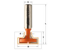 CMT ORANGE TOOLS 950.602.11 Fresa para ranuras en “T” D34,9mm I22,2mm L63,5mm Z2 SØ12mm