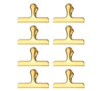 8 abrazaderas de metal con bisagras para papel para manualidades, bolsas de alimentos, tablero de dibujo fotográfico, clip de acero inoxidable para cocina, oficina, clips de bisagra