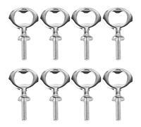 8 abridores de botellas en blanco de acero inoxidable: TOATELU FlaschenöFfner Set Metall FlaschenöFfner, DIY Metall Gewinde Bieröffner, Gewinde Flaschenöffner Wandflaschenöffner für Startseite Kneipe