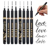 8 Acogedor Pincel de Tinta China, Pluma de China, Duradera, Caligrafía Japonesa China, Pluma Escritura Dibujo Artesanía