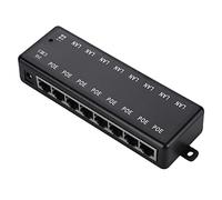 8 - Adaptador PoE pasivo de Puerto, inyector de alimentación por Ethernet de 12 V - 48 V CC, módulo de Fuente de alimentación PoE no estándar para cámaras IP con Cable Ethernet, co