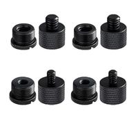 8 adaptadores de soporte de micrófono 5/8 hembra a 3/8 macho 3/8 hembra a 5/8 macho 5/8 hembra a 1/4 macho 1/4 hembra a 5/8 macho adaptador de rosca de micrófono accesorios de soporte