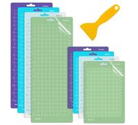8 alfombrillas de corte, compatibles con plotter de corte Cricut Joy, 21,5 cm x 14 cm + 35,5 cm x 14 cm, ligero/estándar/fuerte agarre antideslizante con rascador
