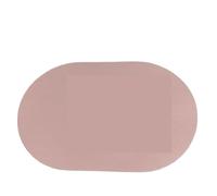 8 alfombrillas de ratón ovaladas pequeñas, de una sola cara, universales, antideslizantes, adecuadas para laptop, oficina, cuero, juegos, mouse (rosa)