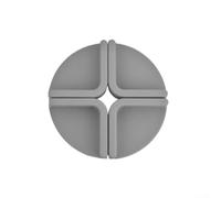 8 almohadillas antideslizantes de silicona de grado alimenticio para tablas de cortar, agarre antideslizante para tablas de madera, plástico y vidrio, estable en encimeras de cocina, marrón y gris