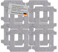 8 almohadillas de limpieza para robot limpiador de ventanas Lubluelu CH00, CH01, CHYW201, CHYW200, paños de limpieza de 24 x 24 cm, paños de repuesto no compatibles con CH10/W100