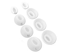 8 almohadillas de repuesto para auriculares JBL Tune Flex 2 / Tune Flex * Actualización con filtro de polvo, color blanco