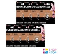 8 Baterías De Litio Duracell Cr1620 3V Botón Dl1620 Exp 2034 NUEVO