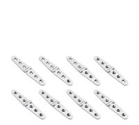 8 bisagras de correa de puerta de acero inoxidable 316 de 30 x 152 mm con 6 agujeros de espejo pulido para barco marino