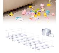 8 bloqueadores de juguetes para muebles, bloqueadores transparentes de huecos debajo de los muebles, placa de bloqueo para mascotas para bloqueadores de huecos debajo del sofá y la cama (40 x 4 x 8