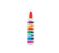 8 bloques de construcción de colores para niños a partir de 3 años, pastel al óleo, lápiz de crayón para colorear libro garabatear, dibujar, arte apilable para niños pequeños