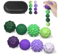 8 Bolas Magnéticas Anti-Estrés - Juguete Sensorial para Adultos y Niños, Alivia Ansiedad y Estrés con Acupresión y Fricción, Ideal para Fidgeting y Relajación (V+M)