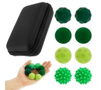 8 Bolas magnéticas Toys de 3 a 3,5 cm, antiestáticas, Ayuda a morderse Las uñas, Las piernas, controlan Las Bolas sensoriales, magnéticas para Personas, ADHD, Autismo (Verde)