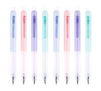 8 Bolígrafos De Impresión, Bolígrafos Borrables, Instrumentos De Escritura, Artículos De Papelería Para Estudiantes, Material De Aprendizaje Y De Oficina