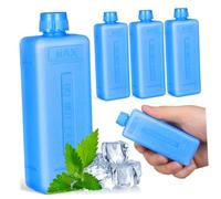 8 Bolsas de Hielo para Aire Acondicionado Portátil, Bloques de Hielo Reutilizables de Diseño Pequeño para Enfriadores de Aire Acondicionado, Bloques Congeladores Duraderos para Enfriadores Pequeños,