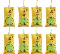 8 bolsas de sal espiritual budista - sal espiritual con bolsa - bolsa de sal espiritual amuleto de la suerte clásica talismán - colgante para coche - amuleto de la suerte