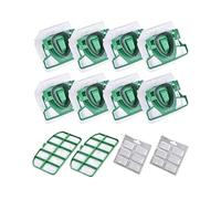8 Bolsas For Polvo, 2 Filtros, 12 Fragancias, Compatibles Con Kobold VK200 FP200, Piezas De Repuesto For Aspiradora