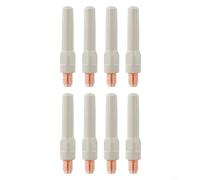 8 boquillas de soldadura antiadherentes compatibles con antorcha 15AK que promueve soldaduras precisas y productividad