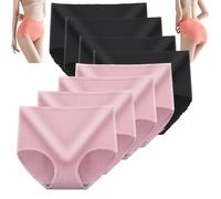 8 bragas mejoradas de cintura alta a prueba de fugas, bragas absorbentes de humedad Vicsecrets (XXL,8 PCS-D)