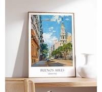 8 Buenos Aires Poster Home Decor Travel Art Argentinian Wall Art Argentina Travel Poster Buenos Poster A3 - Inspirador Motivacional Arte de la pared Vida diaria Cita alentadoras frases cortas famosas