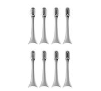 8 cabezales de cepillo de dientes, compatibles con ENCHEN Aurora T+/T2, accesorios for cabezales de cepillo de dientes eléctrico, boquilla de repuesto for adultos.(GREY 8pcs)