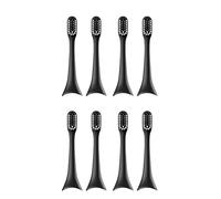 8 cabezales de cepillo de dientes, compatibles con ENCHEN Aurora T+/T2, accesorios for cabezales de cepillo de dientes eléctrico, boquilla de repuesto for adultos.(BLACK 8pcs)