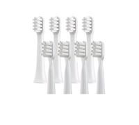 8 cabezales de cepillo dientes estándar, limpios y sensibles, compatibles con Xiaomi Mijia T100 Mi Smart Electric(8 Assorted (white))