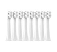 8 cabezales de cepillo dientes estándar, limpios y sensibles, compatibles con Xiaomi Mijia T100 Mi Smart Electric(8 soft (white))