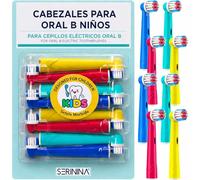 8 cabezales para cepillo de dientes eléctrico Oral B Niños 3-16 años para cepillo de dientes eléctrico Oral b Niñas Niños Niños Junior