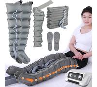 8 Cámaras Botas Presoterapia En Casa, Maquina Presoterapia Piernas Y Abdomen Brazo Profesional, Masajeador Piernas Compresion De Aire, Equipo De Presoterapia De Cuerpo Completo, Drenaje Linfático