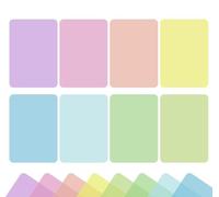 8 capas de lectura de dislexia A4, tiras guiadas de plástico de colores para TDAH y alivio visual del estrés, reglas de lectura tintadas claras