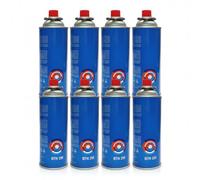 8 Cartuchos de 227gr para Camping Gas Portatil u Hornillo Camping Portátil, Cocinal, Infernillo, Fogareiro (8 botellas de Gas)