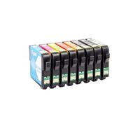 8 Cartuchos de Tinta T3250-T3259 compatibles con Epson SC-P408 | Impresora en colores