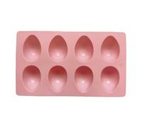8-Cavity Easter Egg Shape Silicone Molds for Easter Silicone Egg Molds Baking Supplies for DIY Cake Decoration Chocolate Candy Jello