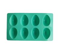 8-Cavity Easter Egg Shape Silicone Molds for Easter Silicone Egg Molds Baking Supplies for DIY Cake Decoration Chocolate Candy Jello