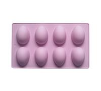 8-Cavity Easter Egg Shape Silicone Molds for Easter Silicone Egg Molds Baking Supplies for DIY Cake Decoration Chocolate Candy Jello