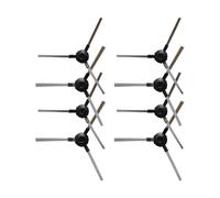 8 Cepillos Laterales De Repuesto Compatibles Con El Robot Aspirador Taurus Homeland Gyro RVCA1001B.