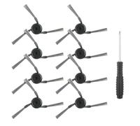 8 cepillos laterales de repuesto para los robots aspiradores Dreame X40 Ultra, X40 Ultra Complete, X40 Master, L40 Ultra, X50 Ultra Complete, X50 Ultra, L50 Pro Ultra accesorios 1 destornillador